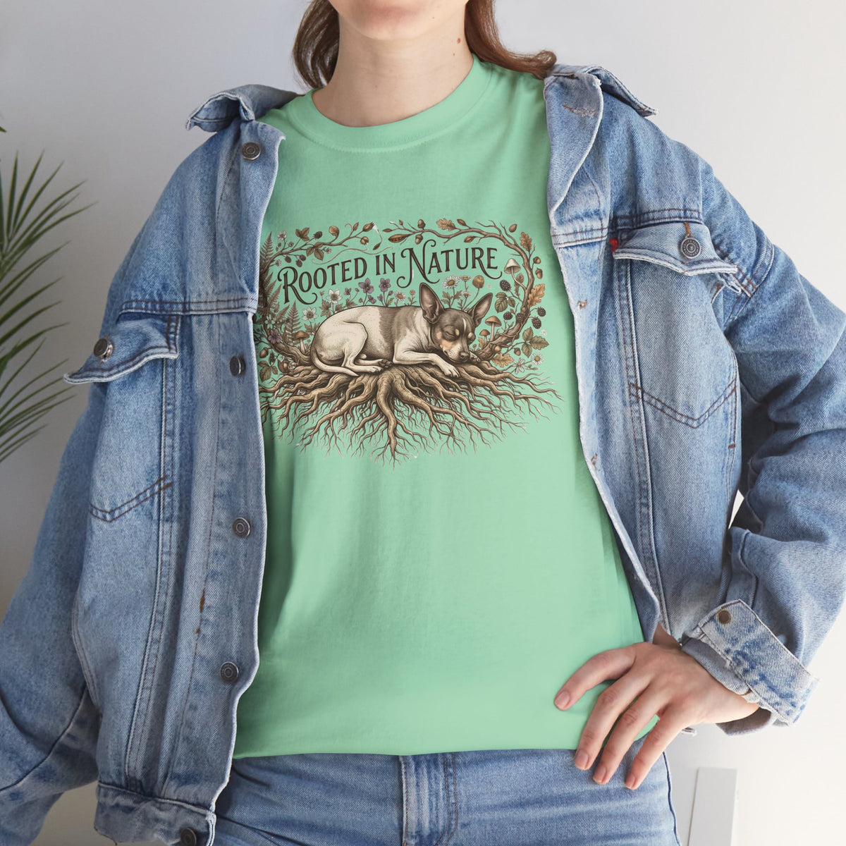 Rooted in Nature T-Shirt — Rat Terrier Graphic Tee