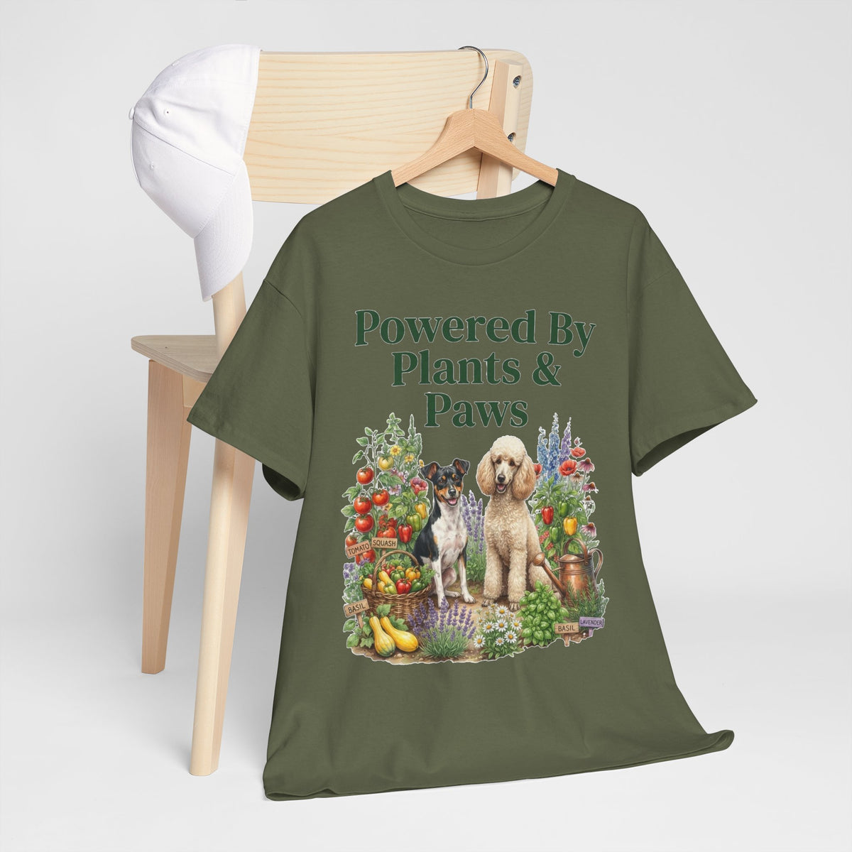 Powered By Plants & Paws Unisex T-Shirt