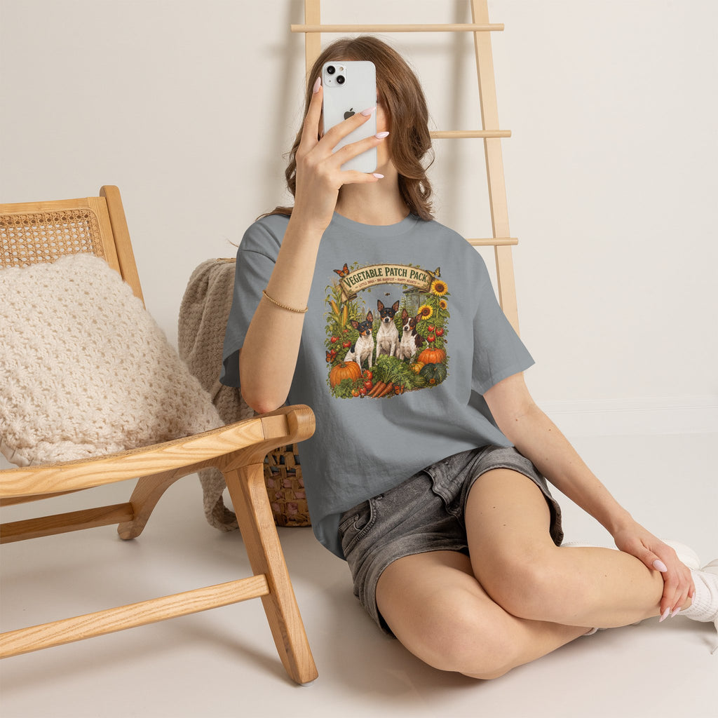 "Vegetable Patch Pack" Rat Terrier Tee