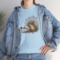 Green Thumb T-Shirt — Vintage Garden Watering Can & Puppy Graphic