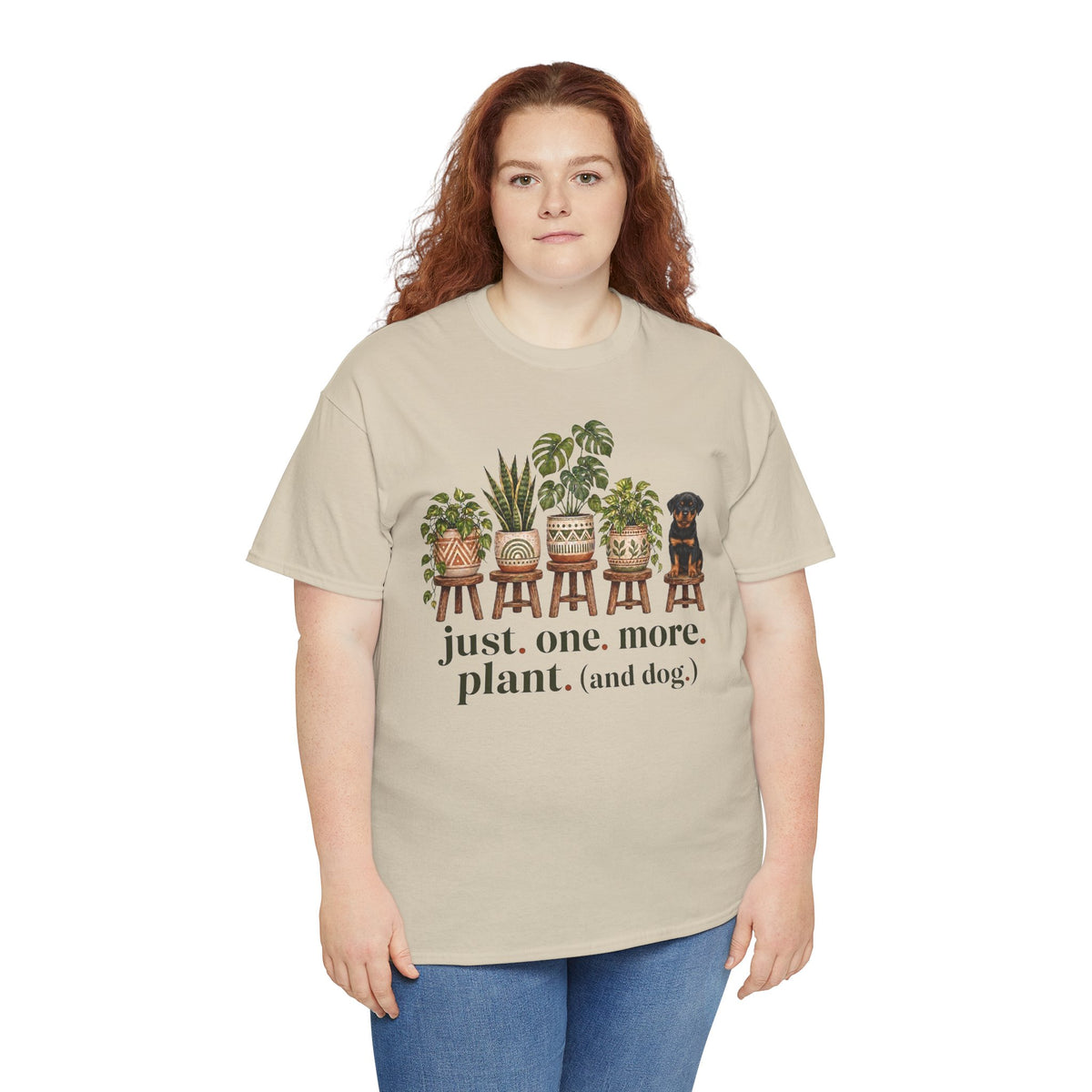 Just. One. More. Plant. (And Dog.) Unisex T-Shirt Rottweiler